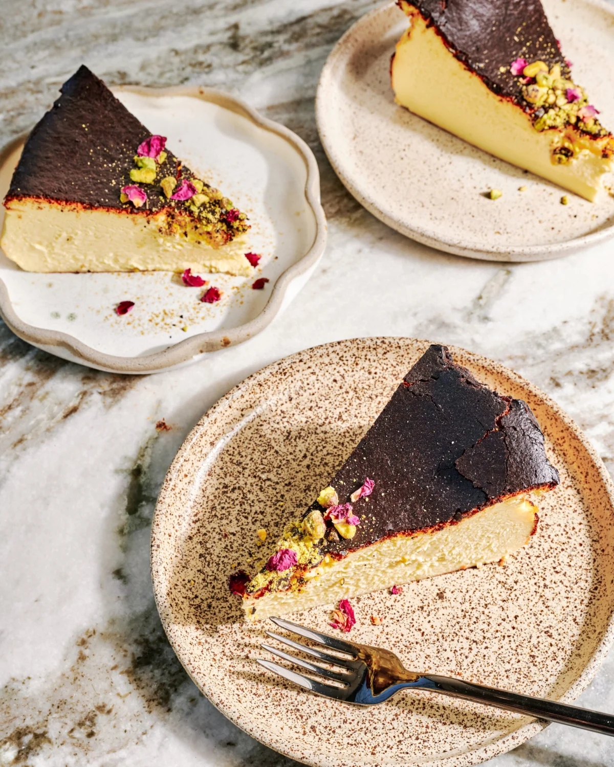 A Symphony of Aromas: Culinary Artisans Unveil a Rose and Orange Blossom Infused Cheesecake