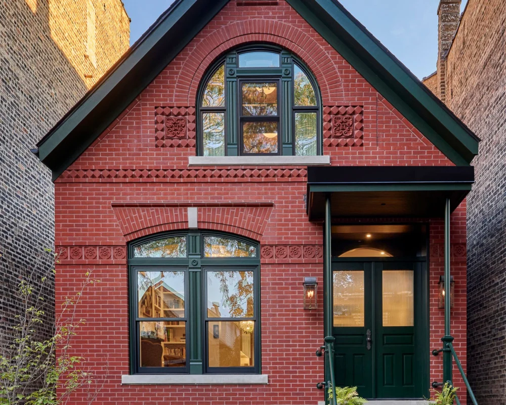 Before & After: They Rebuilt Their Home’s Historic Brick Facade—but the Back Is a Different Story