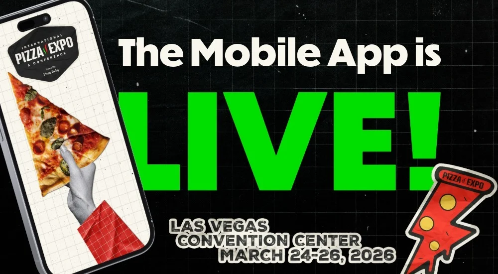 Download the App. It is THE guide to this year’s Pizza Expo