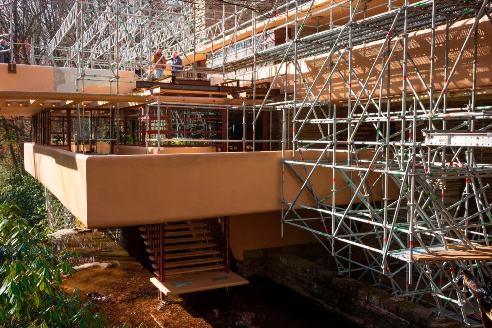 Fallingwater Undergoes Major Restoration to Combat Inherent Water Challenges