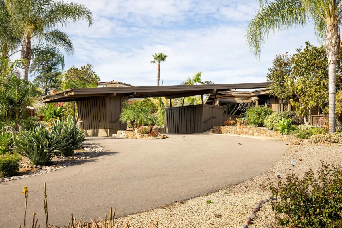 Iconic Lloyd Ruocco Midcentury Modern Estate with Avocado Grove in La Mesa Listed for $2.6 Million