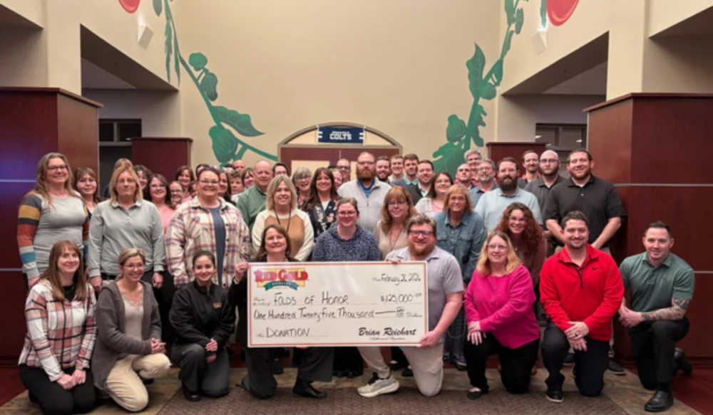 Red Gold Donates $125,000 to Folds of Honor to Provide Scholarships for Families of Fallen Military and First Responders