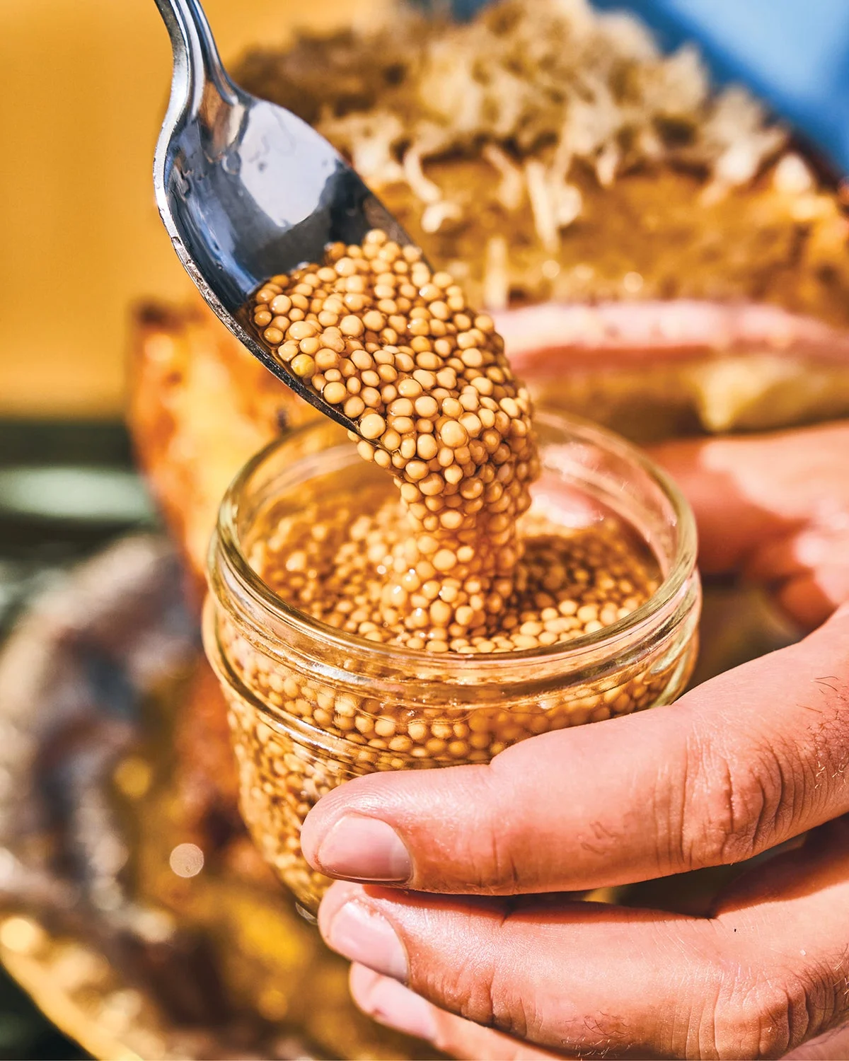 Maple-Marinated Mustard Seeds