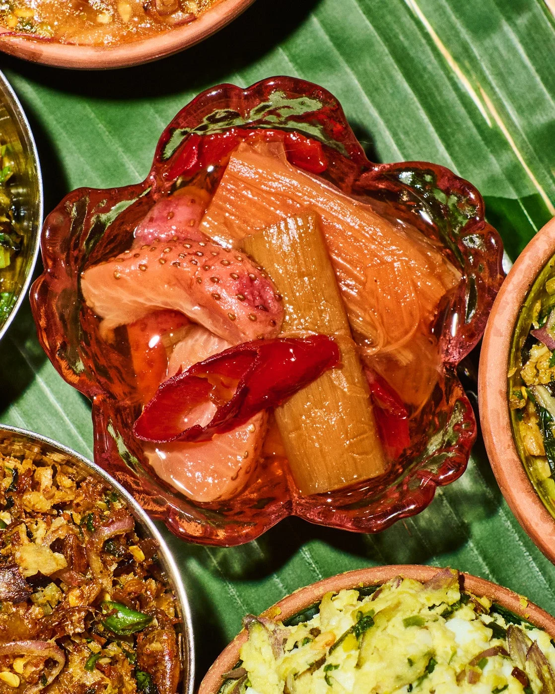 Strawberry Rhubarb Achar