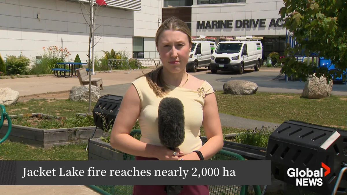 Jacket Lake Wildfire Northeast of Halifax Intensifies, Forces Evacuations as Inter-Provincial Crews Battle Nearly 14 Square Kilometre Blaze.