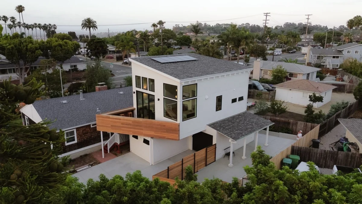 An Oceanside Family Invests $725,000 in a Soaring Two-Level ADU, Maximizing Coastal Living on a Compact Lot