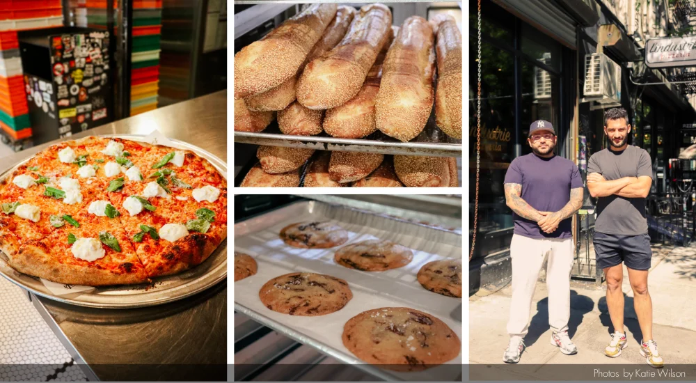 Reinventing the New York slice: Customers line up for slices finished with fresh ingredients at L’Industrie Pizzeria