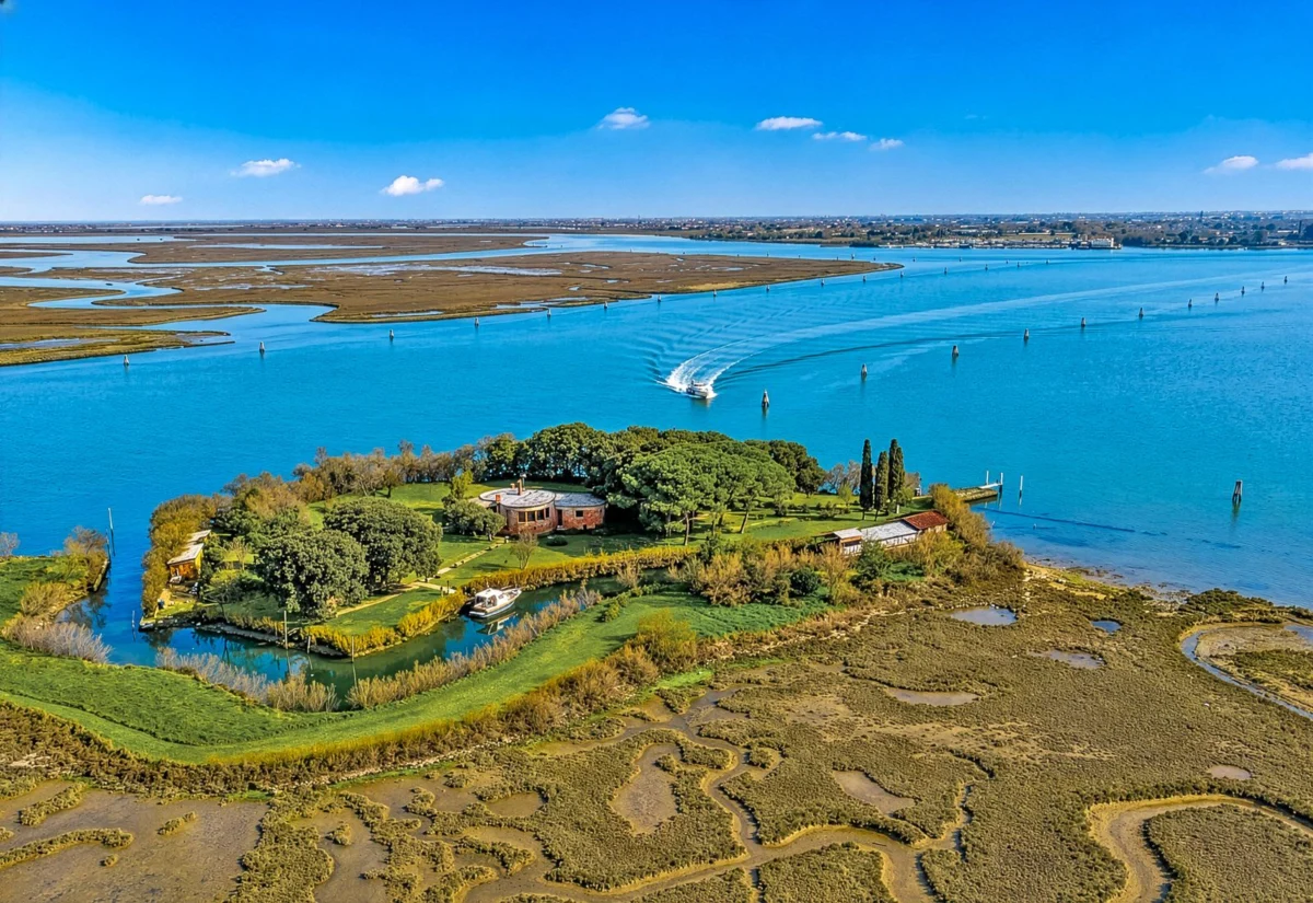 Historic Crevan Island, Featuring a Napoleonic Fortress, Listed for €5.5 Million in the Venetian Lagoon